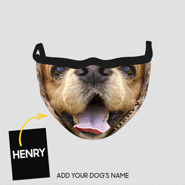 Personalized Dog Gift Idea - Cocker Spaniel With Tongue Out For Dog Lovers - Cloth Mask